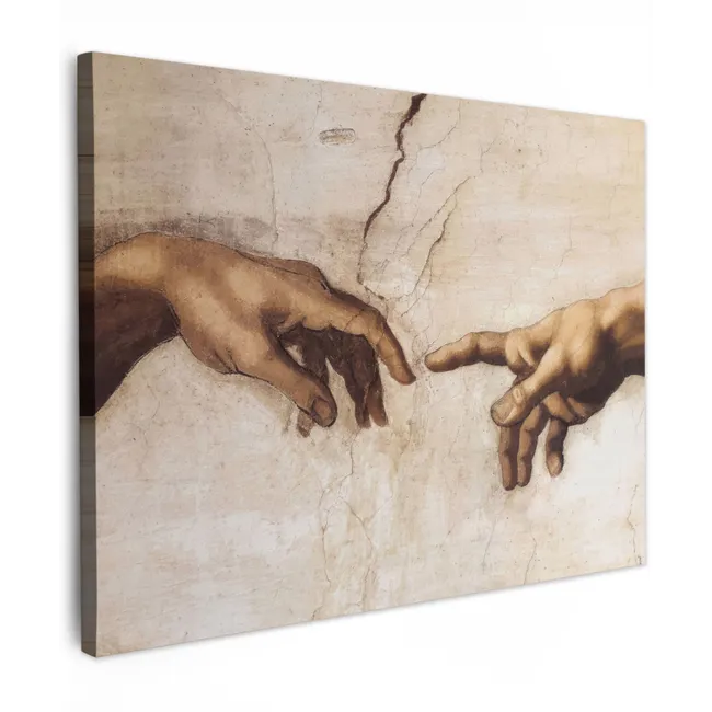 Canvas Print - Adam - Michelangelo - Painting - Creation of Adam