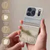 Zandstrand - Bewolkt - Duinen Telefoonhoesje iPhone 17 Pro klein -sfeer3_NL