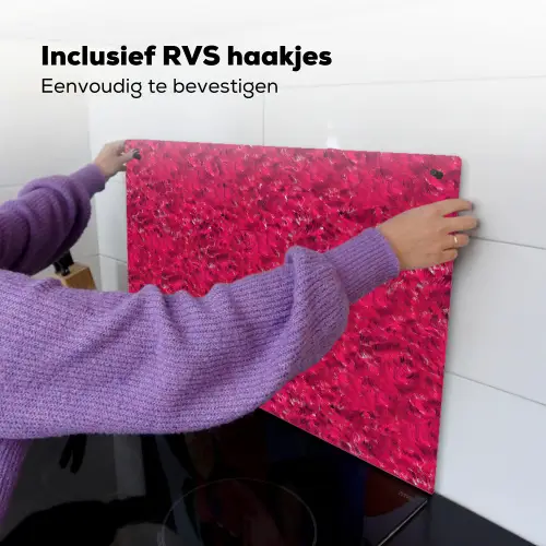 Vloeiend - Verf - Texturen - Rood Inductie beschemer met haakjes klein 777 -ky-ophangen-nl