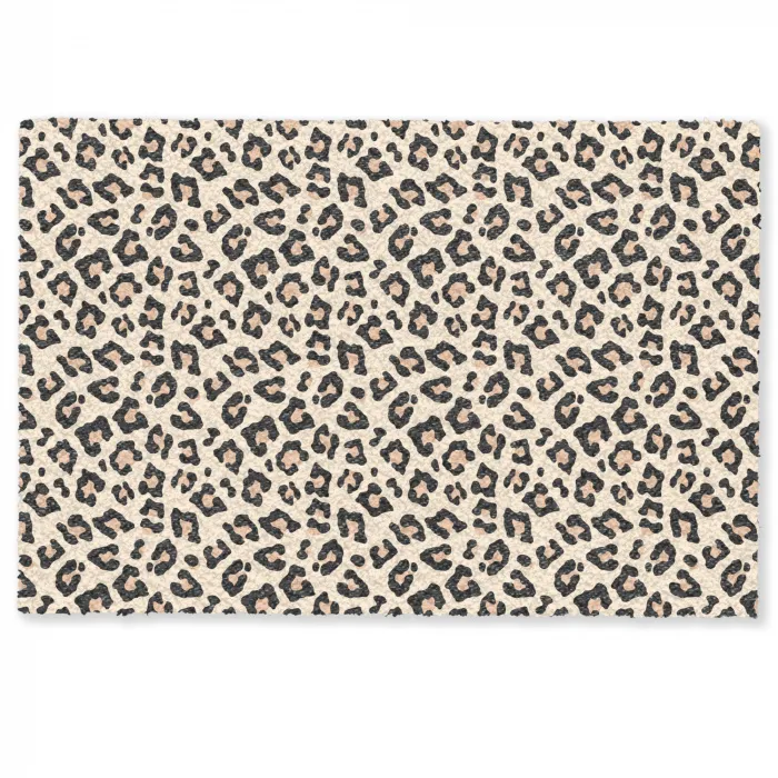 Panterprint - Patroon - Bruin Deurmat klein 898 -zkaufland3d