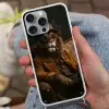 Bril - Leeuw - Bank - Hoed Hoesje iPhone 16 Pro Max met koord klein -sfeer3
