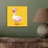 Eend - Zonnebril - Geel aluminium wit klein -sfeer2