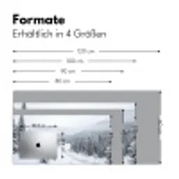 Rivier - Bevroren - Landschap - Winter Muismat XXL klein -ysfeer5_duits
