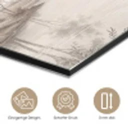 Terras - Water - Natuur - Landschap aluminium wit klein -closeup_DE