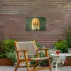 Plant - Bloemen - Wit Tuinposter op houten frame 2 cm dik klein -sfeer3