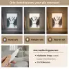 Roeiboot - Mistig - Bergen - Vogels Light Box met kabel (Tafellamp) klein -USP_lichtkleurNL