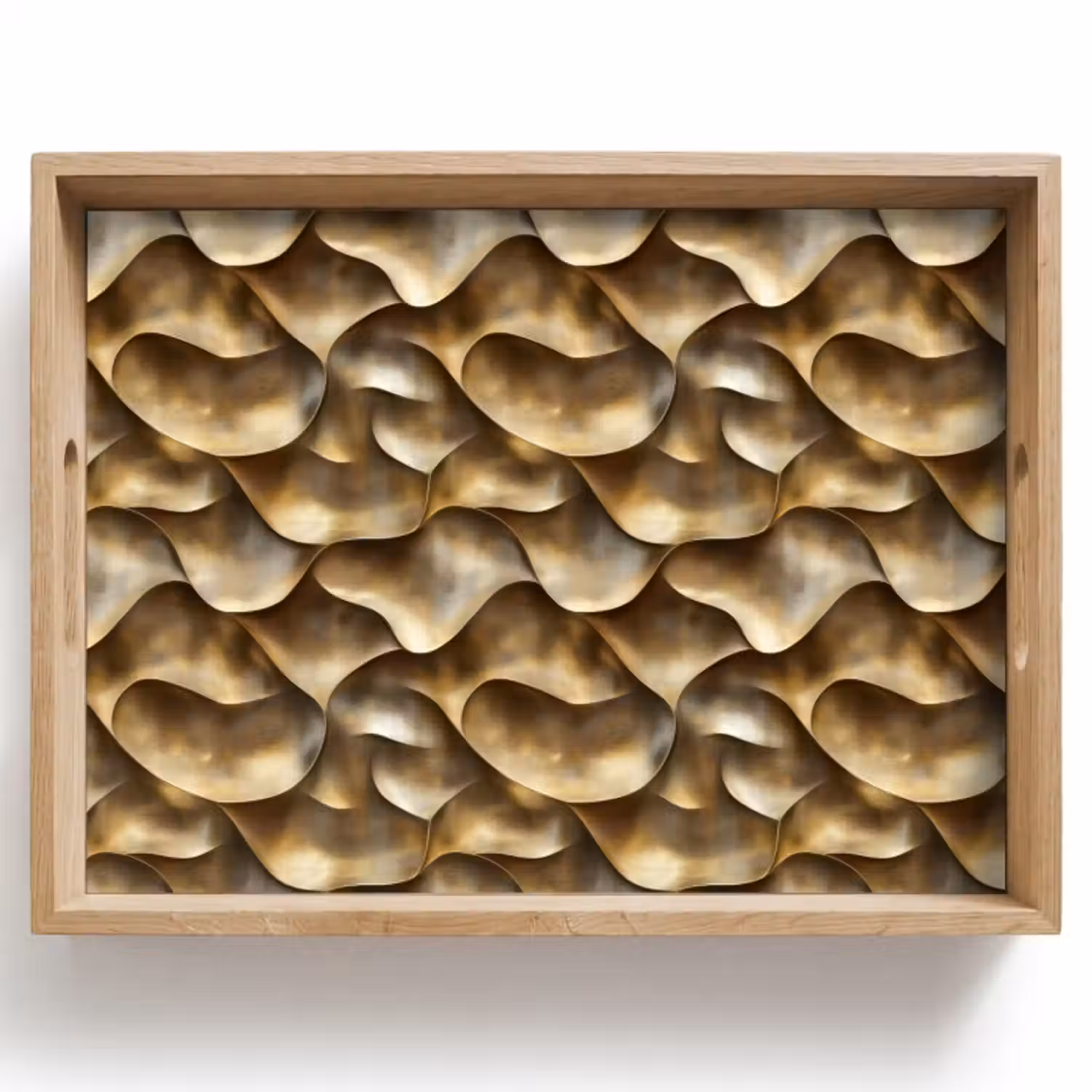 Tablett - Abstrakt - Antik - Gold