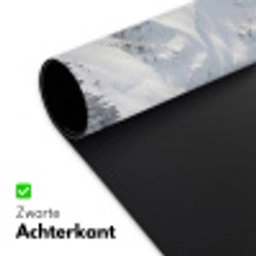 Berg - Sneeuw - Winter - Natuur - Wit Muismat XXL klein -sfeer2