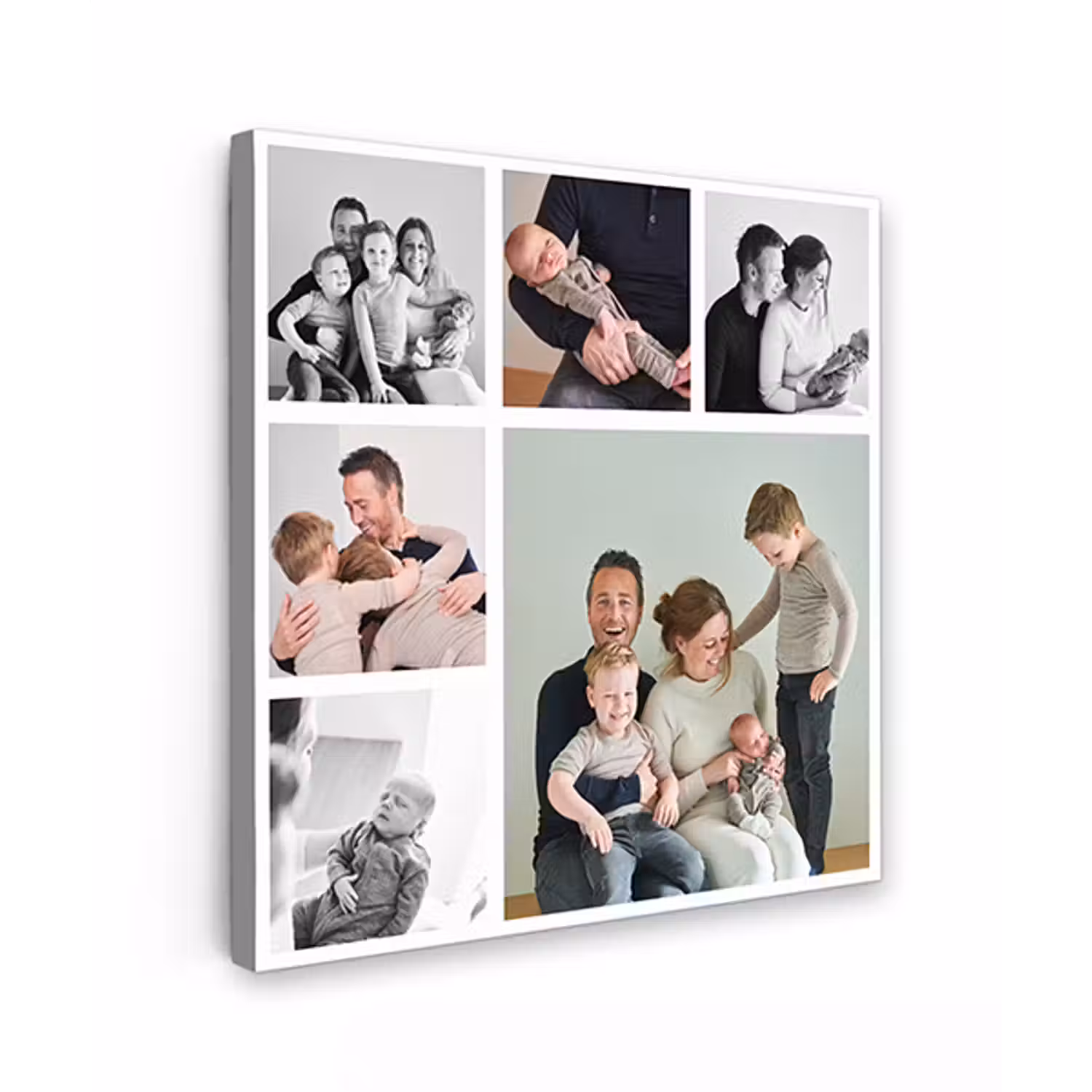Canvas collage - Vierkant - 6 foto's