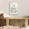 Grill - Uitroepteken - Zwart - Tekst plexiglas 5mm klein -sfeer4