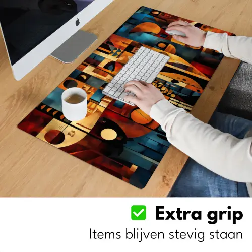 Figuren - Abstract - Symbolen Muismat XXL klein -sfeer3