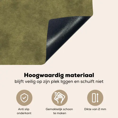 Textuur - Abstract - Groen Inductie beschemer met haakjes klein 777 -ky-onderkant-nl