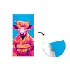 Koe - Bloemenkrans - Oorhangers - Kimono fotobehang vinyl groot -3d