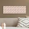 Abstract - Patroon - Beige - Rood canvas 2cm klein 828 -sfeer3