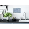 Abstract - Blauw - Bladeren Muursticker klein -keuken