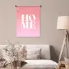 Home - Letters - Groot - Roze Wandkleed katoen klein -sfeer4