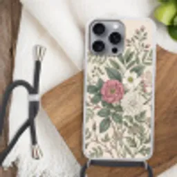 Romantisch - Design - Kleurrijk Hoesje iPhone 16 Pro Max met koord klein -sfeer4