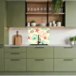 Schelpen - Zeester - Strand - Vintage - Patroon keuken achterwand 2 middel 865 -sfeer3