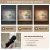 Landschap - Olieverf - Kleurrijk - Natuur Light Box met batterij (Wandlamp) middel -USP_lichtkleurNL