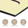 Oh hi - Geel - Monogram aluminium wit klein -closeup_NL