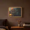 Glazen - Bakjes - Blaadjes - Kruiden Light Box met batterij (Wandlamp) middel -sfeer4