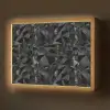 Driehoeken - Abstract - Donker Light Box met batterij (Wandlamp) middel 907 -z3d_website