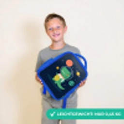Dino - Ruimtepak - Planeten Kinderrugzak - Blauw middel -sfeer1_DE