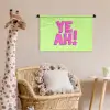 Groen - Neon - Quote Wandkleed katoen klein -wsfeer5_kind