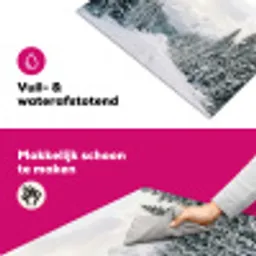 Weg - Sneeuw - Naaldbos - Winter - Avontuurlijk Inductie beschermer vinyl 3mm klein -wsfeer6_website