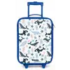 Zeedierenpatroon met walvissen, kwallen en orka's Kinderkoffer - Blauw klein -zz3dotto