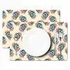 Retro - Disco - Bloemen - Discobal Placemat vinyl groot 368 -zzsfeer2_Kitchenyeah-website