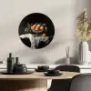 Stilleven - Perziken - Vintage KitchenYeah - Keuken - Wandcirkel Forex klein -sfeer2