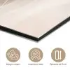 Golvende lijnen - Luchtstromen - Harmonieus aluminium wit klein -closeup_FR
