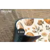 Paaseieren - Bruin - Bloemen Placemat vinyl groot -closeup