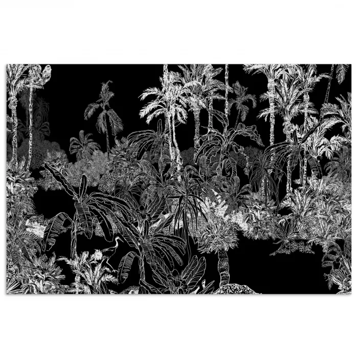Palm - Jungle - Tropical poster papier klein -3d