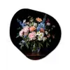 Pastel - Bloemen - Glazen - Vaas Wandcirkel Organisch Forex 3mm klein -3d