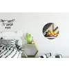 Citroenen - Stilleven - Geel Wandcirkel aluminium klein -kinderkamer