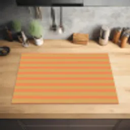 Zee - Rood - Geel - Strepen Inductie beschermer vinyl 3mm klein 276 -sfeer5