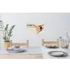 Sushi - Zalm - Rijst - Japans Muursticker klein -eettafel
