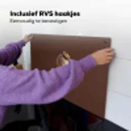 Papaverbol - Droogbloem - Bruin - Minimalistisch Inductie beschemer met haakjes klein -ky-ophangen-nl