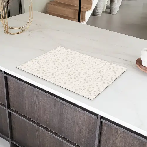 Bloemen - Motief - Zacht Inductie beschermer vinyl 3mm klein 276 -sfeer8