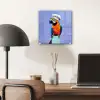 Papegaai - Koksmuts - Vogel - Leuk plexiglas 5mm klein -sfeer6