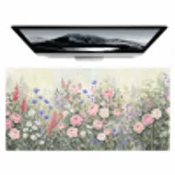 Bloemen - Tuin - Natuur - Kleurrijk Muismat XXL klein -zzz3d