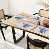 Bij - Modern - Delfts - Blauw Placemat vinyl groot -zzsfeer4_Kitchenyeah-website
