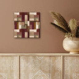 Modern - Geometrie - Kleurrijk aluminium wit klein 46 -sfeer4