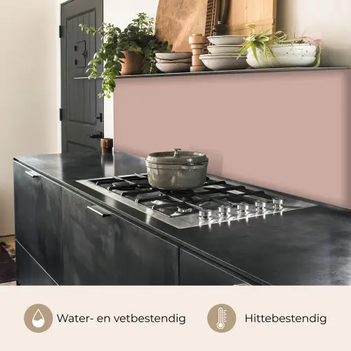Roze - Palet - Oud - Effen - Oudroze keuken achterwand 2 middel 871 -usp_NL