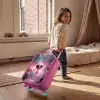 Roze Alien in Sterrennevel Kinderkoffer - Roze klein -sfeer1