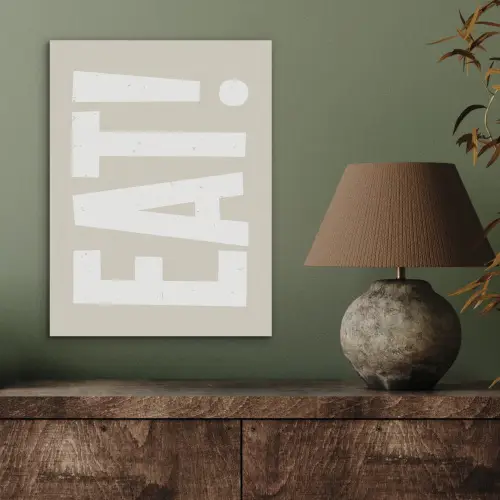 Eten - Decoratie - Beige - Wit PET vilt klein -sfeer2