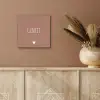 Geniet - Spreuken -Quotes aluminium wit klein -sfeer4