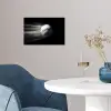 Honkbal - Wit - Vliegt poster papier klein -sfeer3
